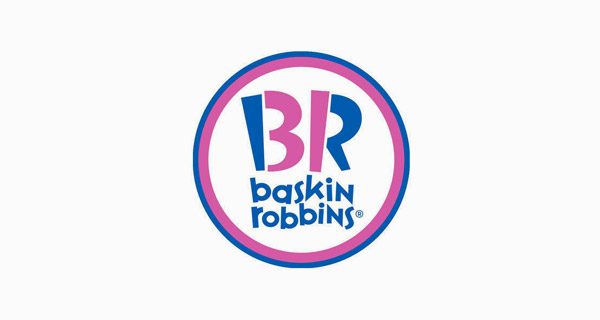 Цифра 31 (число вкусов мороженого Baskin-Robbins) умело скрыты в "B" и "R" логотипа